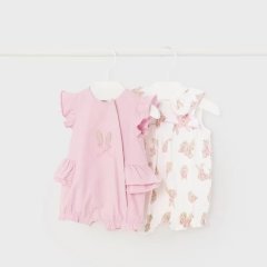 Комплект боди открытая ножка, короткий рукав 2шт. 2C, р.56 Розовый Mayoral 1706