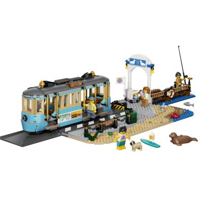Конструктор Классический трамвай для пляжа Lego City 60506