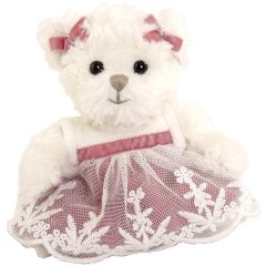 Мягкая игрушка Bukowski (Буковски) Мишка Нинка в розовом платье, 15см 7340031373326