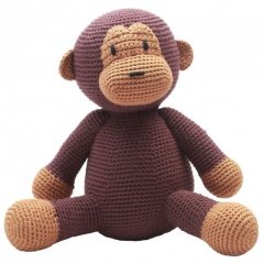 М'яка іграшка natureZOO Мавпочка коричнева 20 см 10059, Коричневий