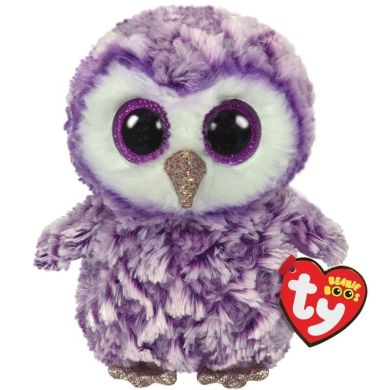 М'яка іграшка TY Beanie Boo's Фіолетова сова Moonlight 15 см 36325