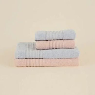 Набір для хамаму з 4 рушників LINE SOFT, синій / пудровий Karaca Home 1000242234002