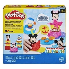 Набор для творчества с массой для лепки Disney Junior. Маленькие резиновые штампы. Мега набор Play-Doh G3110