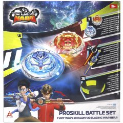 Набір Infinity Nado VI Proskill Battle Set Лютий Дракон і Палаючий Бойовий Ведмідь (Fury Wave Dragon EU654281