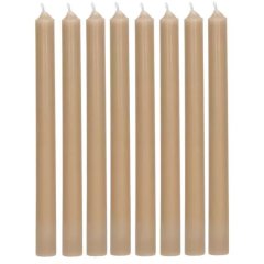 Набор свечей (8 шт), парафин 2,2&times;25 см, медовый цвет CANDLE POMAX Q201-HON-S8