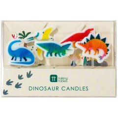 Набір святкових свічок Динозаври, серія Dino Talking Tables DINO-CANDLES