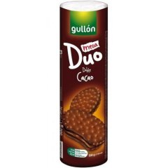 Печиво Gullon Duo Mega Сендвіч темне з шоколадним кремом 500 г T4440 8410376044409