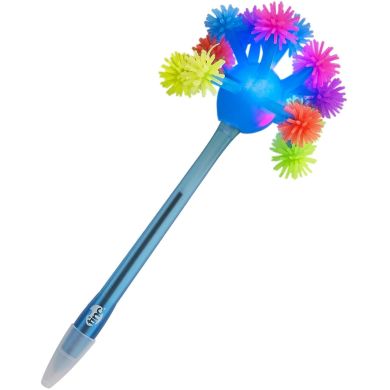Ручка-тянучка многоцветная синяя Multi-Fuzzy со светом Tinc MFUZPNBL