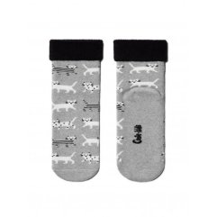 Шкарпетки Conte 20 р сірий CK SOF-TIKI з відворотом
