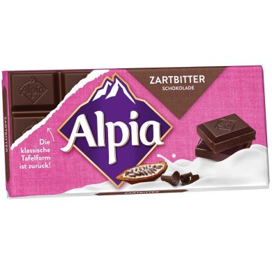 Темний шоколад 100 г Alpia 786292 4001743021822