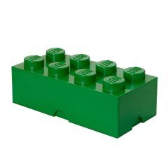 Восьмиточковий темно-зелений контейнер для зберігання Х8 Lego 40041734