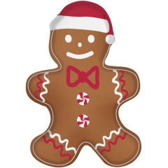 Блюдо 17x25см из фарфора в коробке GINGERBREAD POZZI MILANO 1470GING