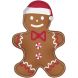 Блюдо 21x25,5см з порцеляни в коробці GINGERBREAD POZZI MILANO 1472GING