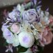 Букет з мила ПРОВАНС троянди, гортензия, ранункулюси, азалия, цвіт вишні с біло-фіолетових відтінках Green boutique 67