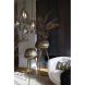 Декоративний вазон &Oslash;75x149 cm MARIELLE gold на високій підставці Light&Living 5712385