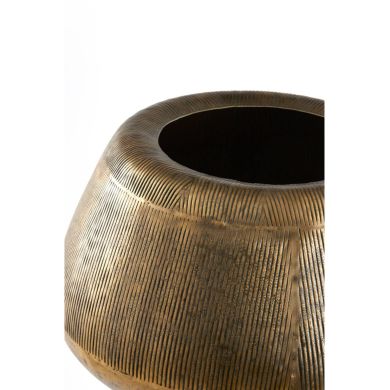 Декоративний вазон &Oslash;75x149 cm MARIELLE gold на високій підставці Light&Living 5712385