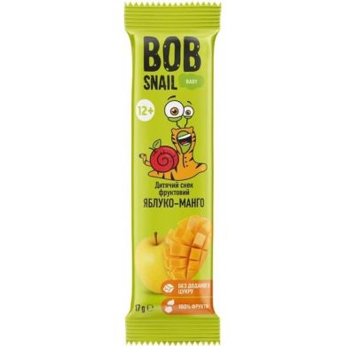 Дитячий снек Bob Snail Яблуко-Манго 17 г 4820287103647