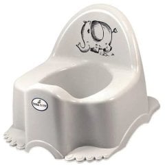 Горшок ЭСО Слоник с музыкой Серый TEGA PO-057-162