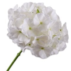 Гортензия, стебель, белый, 75 см Silk-ka 161030