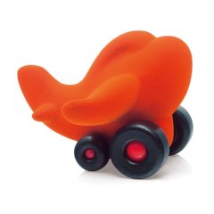 Іграшка з каучукової піни Rubbabu (Рубабу) Літачок Чарльз, помаранчевий 11 см 24013, Помаранчевий