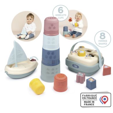 Игровой набор для ванной Smoby Little Развлечения, с аксессуарами, 12мес.+ 140104