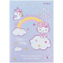 Картон белый. (10л) A4 Hello Kitty Kite HK24-254