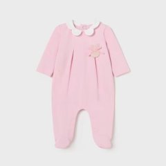 Комбинезон закрытая ножка, длинный рукав 2C, р.62 Розовый Mayoral 1708