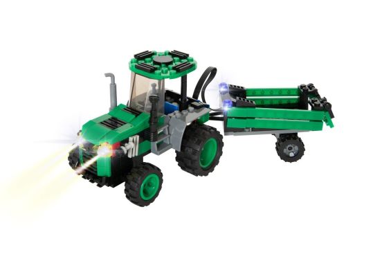 Конструктор электронный STAX Tractor зеленый LS-30822