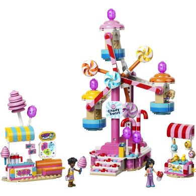 Конструктор Колесо обзора с конфетами и капкейками Lego Friends 42700