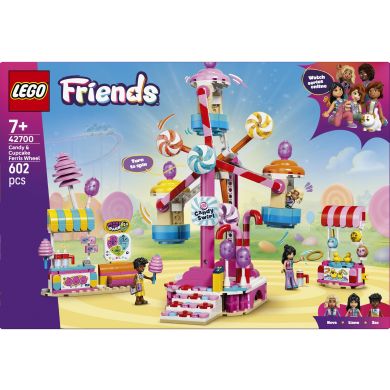 Конструктор Колесо обзора с конфетами и капкейками Lego Friends 42700