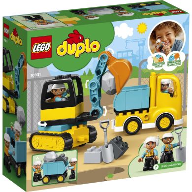 Конструктор LEGO DUPLO Town Грузовик и гусеничный экскаватор 20 деталей 10931