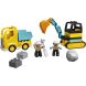 Конструктор LEGO DUPLO Town Вантажівка та гусеничний екскаватор 20 деталей 10931