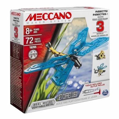 Конструктор Meccano Стартовый набор 3 модели, 72 деталей, в коробке 6026714