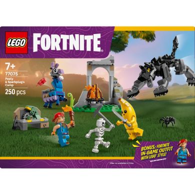 Конструктор Табір Peely та Sparkplug LEGO Fortnite 77075