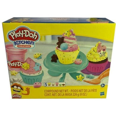 Набір для творчості з пластиліном Play-Doh Кухонне приладдя, CUPCAKES PLAYSET F2929