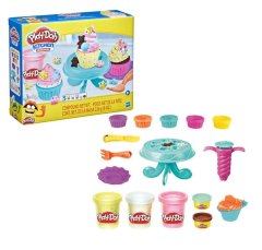 Набор для творчества с пластилином Play-Doh Кухонные принадлежности, CUPCAKES PLAYSET F2929