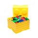 Чотирьохточковий жовтий контейнер для зберігання Х4 Lego 40031732