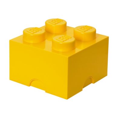 Чотирьохточковий жовтий контейнер для зберігання Х4 Lego 40031732