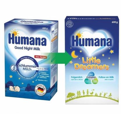 Молочная сухая смесь Humana Сладкие сны 600 г 70174 4031244701749