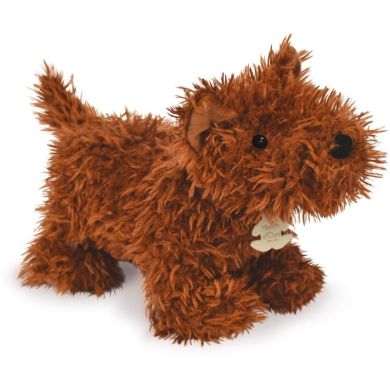 М'яка іграшка DouDou Пес Фокс коричневий МАЛЕНЬКІ КОЧІВНИКИ у сумці, 25 см , HO3152