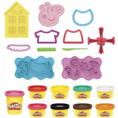 Набір для творчості з пластиліном Play-Doh Свинка Пеппа: стильний сет F1497