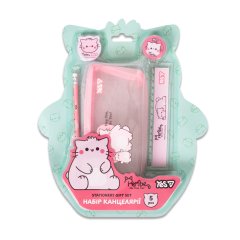 Набір канцелярії Yes Pembe the Cat and a rosy mood, 5 предметів 450277