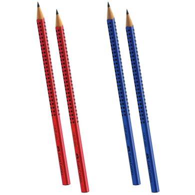 Набір у блістері Faber-Castell 2 олівця чорнографітних Grip 2001 В + точилка Grip 2001 Mini 31701 183798