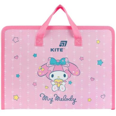 Папка-портфель на молнии, 1 отдел., A4, Hello Kitty Kite HK26-202
