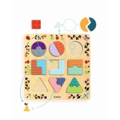 Пазл Djeco Геометричні фігури, 01802, колір різнокольоровий DJ01802