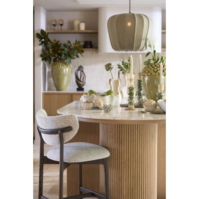 Подсвечник &Oslash;11,5x35 см ESTINA коричнево-мохово-зеленый Light&Living 6074382