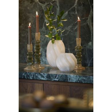 Подсвечник &Oslash;11,5x35 см ESTINA коричнево-мохово-зеленый Light&Living 6074382