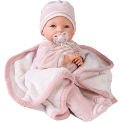 Пупс Bimba в розовой одежде, плачет и моргает глазами, 37 см, Antonio Juan 14155