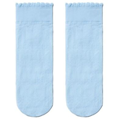 Носки для девочек нарядные FIORI, р.18-20, light blue Conte FIORI