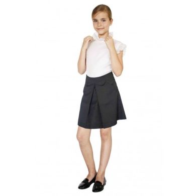 Школьная юбка детская «Геометрия» черная 122 Ш-561008Ч